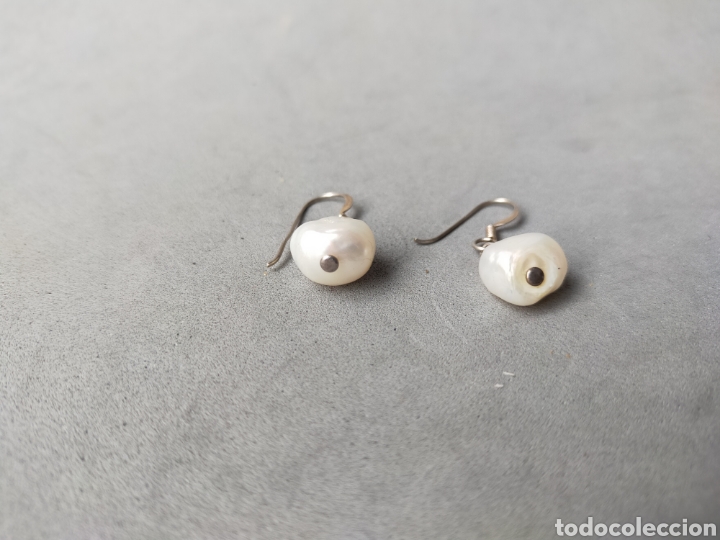 Joyeria: PENDIENTES DE PLATA Y PERLAS. - Foto 5
