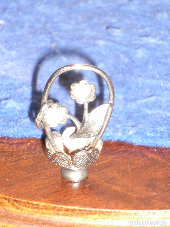 Joyeria: COLGANTE,CESTO CON FLORES. - Foto 5