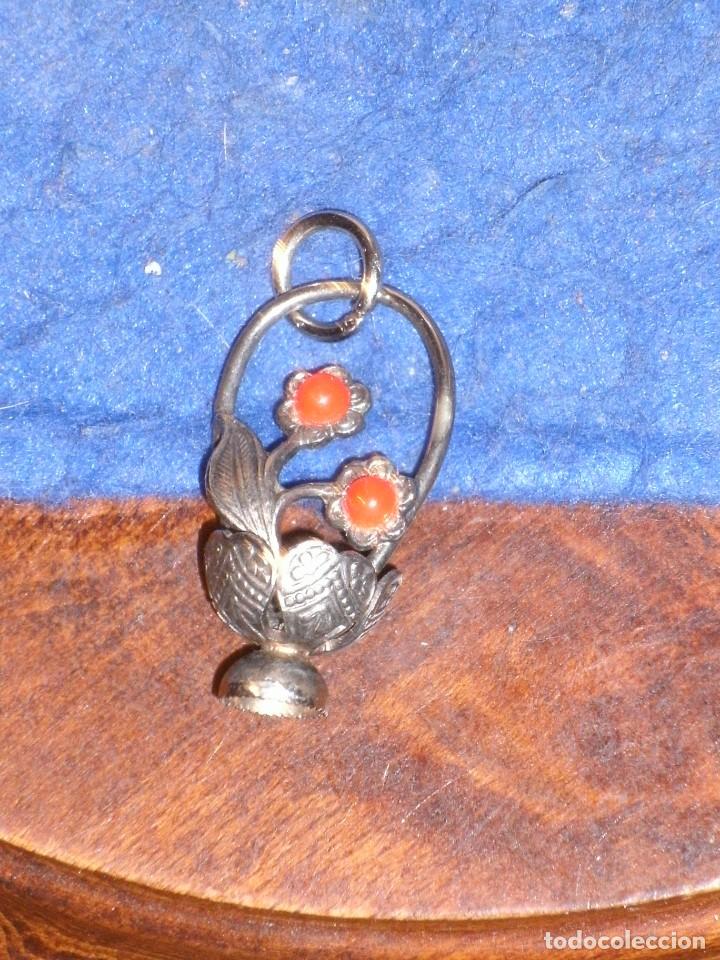 Joyeria: COLGANTE,CESTO CON FLORES. - Foto 1