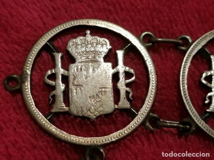 Joyeria: PULSERA ANTIGUA DE PLATA TROQUELADA - Foto 3