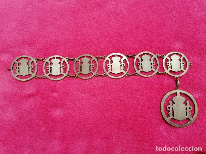 Joyeria: PULSERA ANTIGUA DE PLATA TROQUELADA - Foto 10