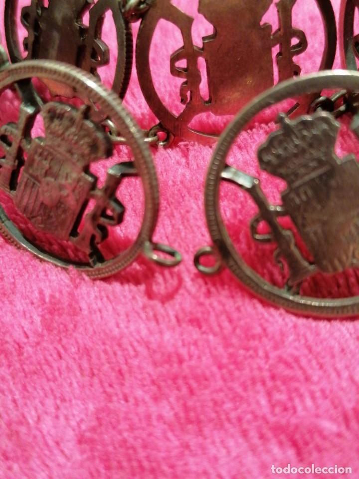 Joyeria: PULSERA ANTIGUA DE PLATA TROQUELADA - Foto 11