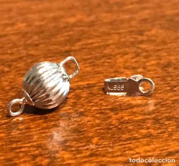 Joyeria: Cierre collar oro blanco 14K