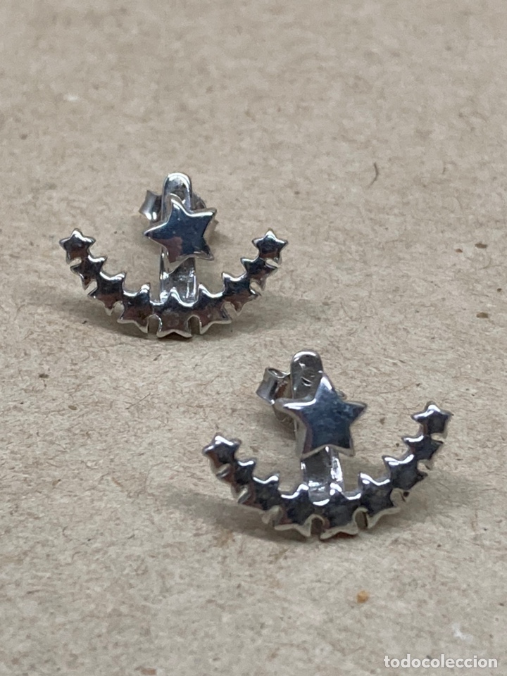 Joyeria: Pendientes de plata nuevos sin usar - Foto 1