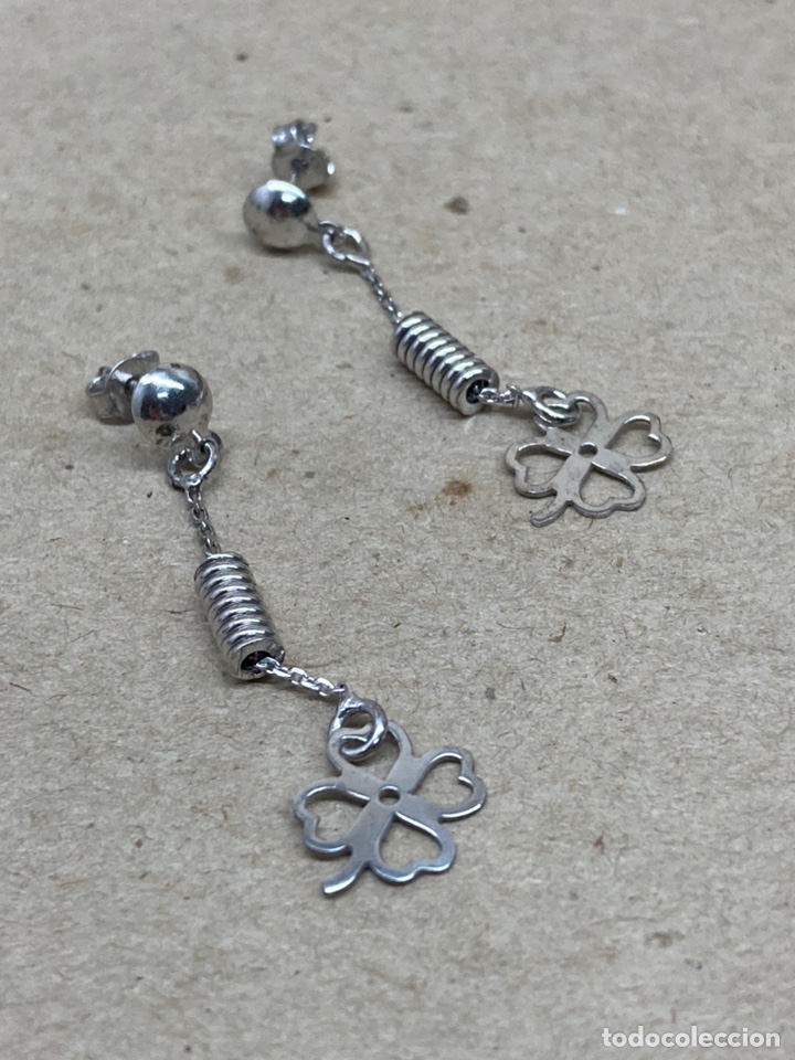 Joyeria: Pendientes de plata nuevos sin usar - Foto 1