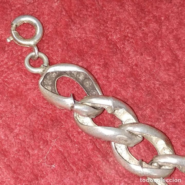 Joyeria: PULSERA DE DAMA. PLATA CINCELADA. ESPA&Ntilde;A. CIRCA 1950 - Foto 6