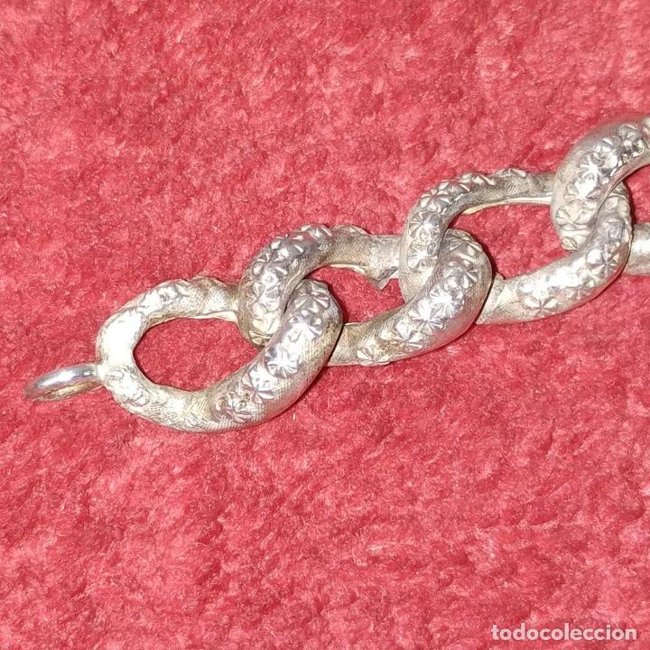 Joyeria: PULSERA DE DAMA. PLATA CINCELADA. ESPA&Ntilde;A. CIRCA 1950 - Foto 7