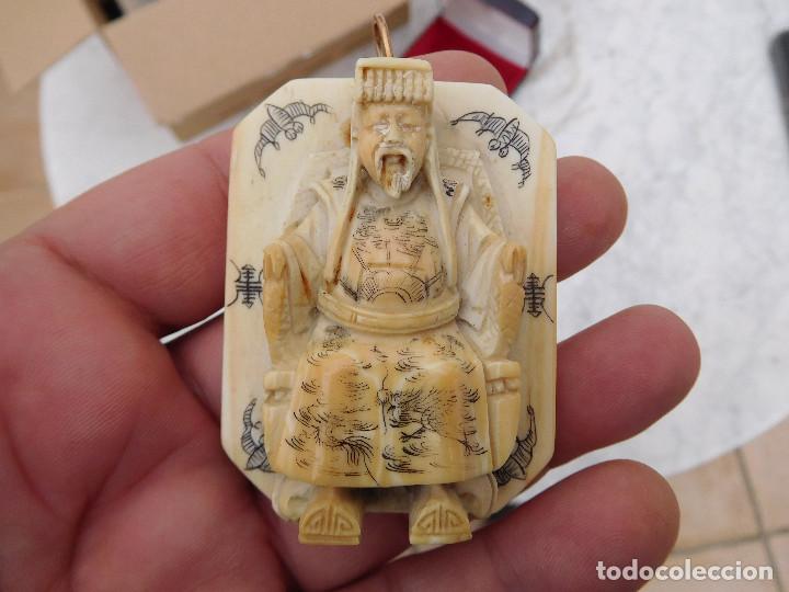 Joyeria: Colgante antiguo de marf&iacute;l - Foto 1