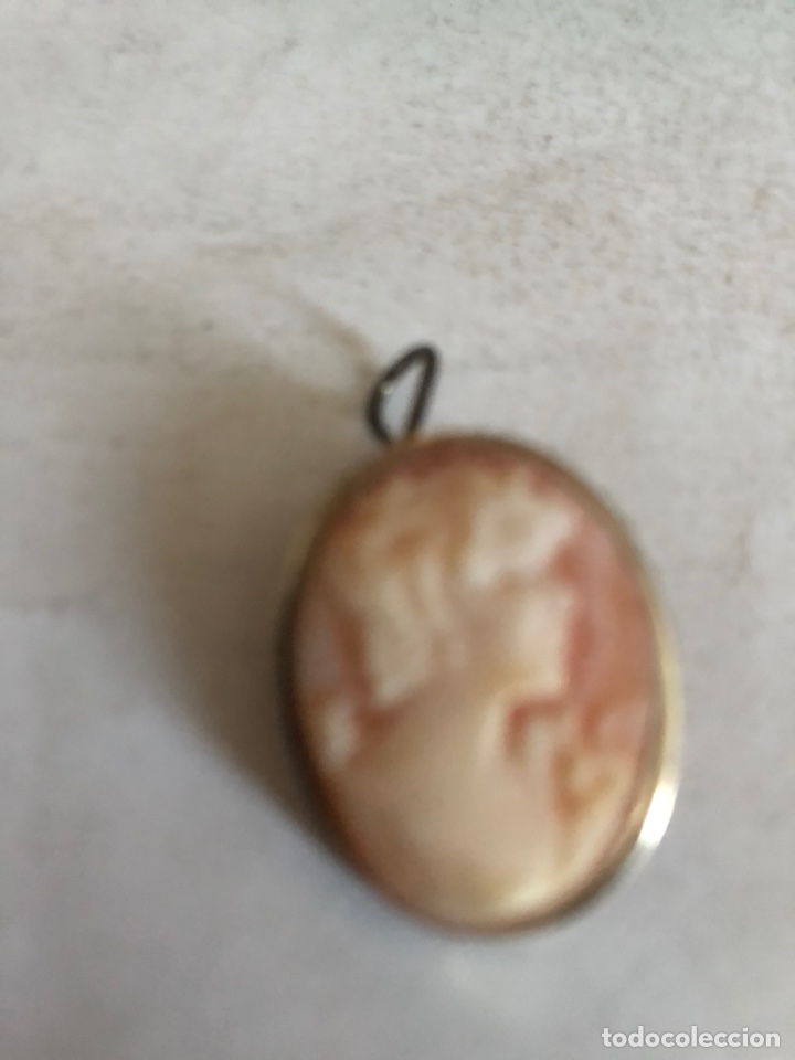 Joyeria: Broche /colgante de camafeo y plata - Foto 1