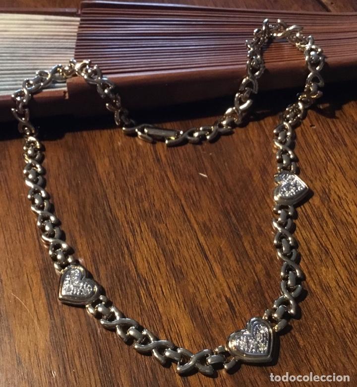Joyeria: GARGANTILLA ESTILO CARTIER CHAPADA EN ORO. - Foto 5