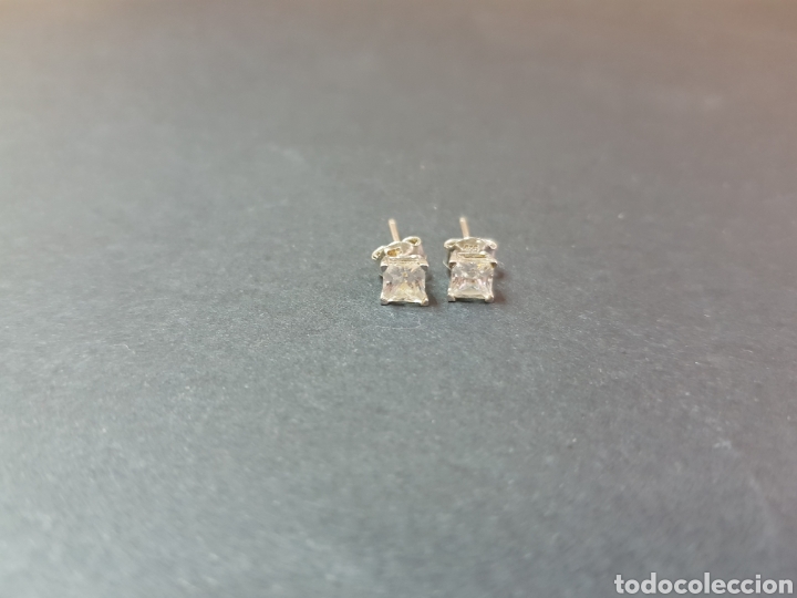 Joyeria: #599 pendientes plata 925 y circonitas - Foto 1