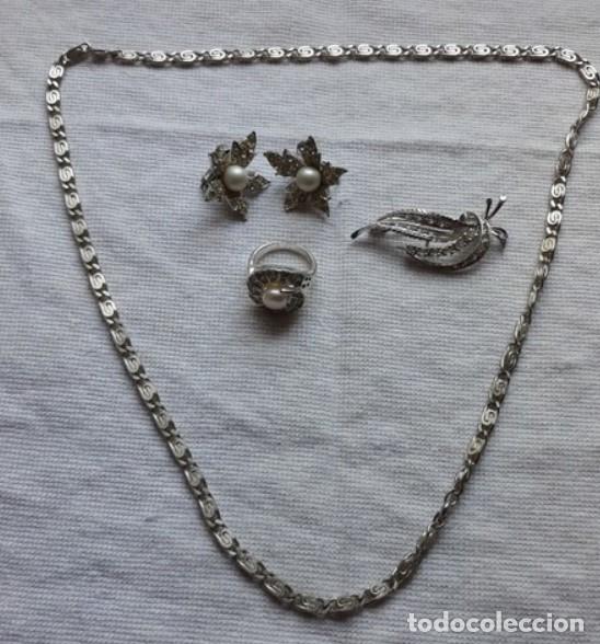 Joyeria: CONJUNTO COLLAR,PENDIENTES, BROCHE y ANILLO - Foto 1