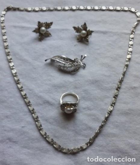 Joyeria: CONJUNTO COLLAR,PENDIENTES, BROCHE y ANILLO - Foto 5