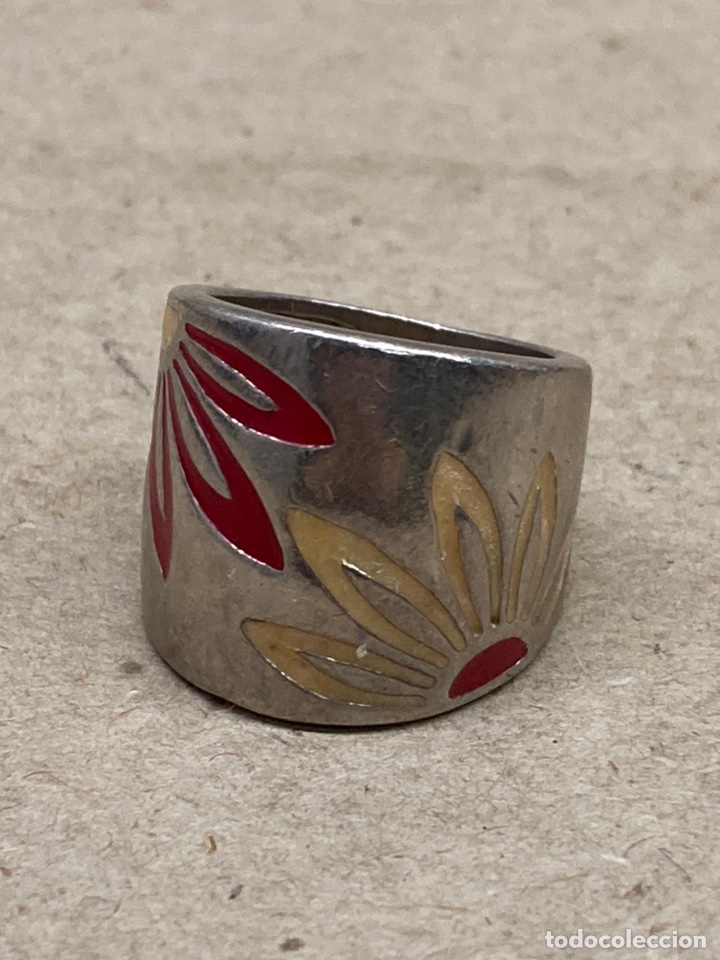 Joyeria: Anillo de plata y esmaltado/s88 - Foto 1