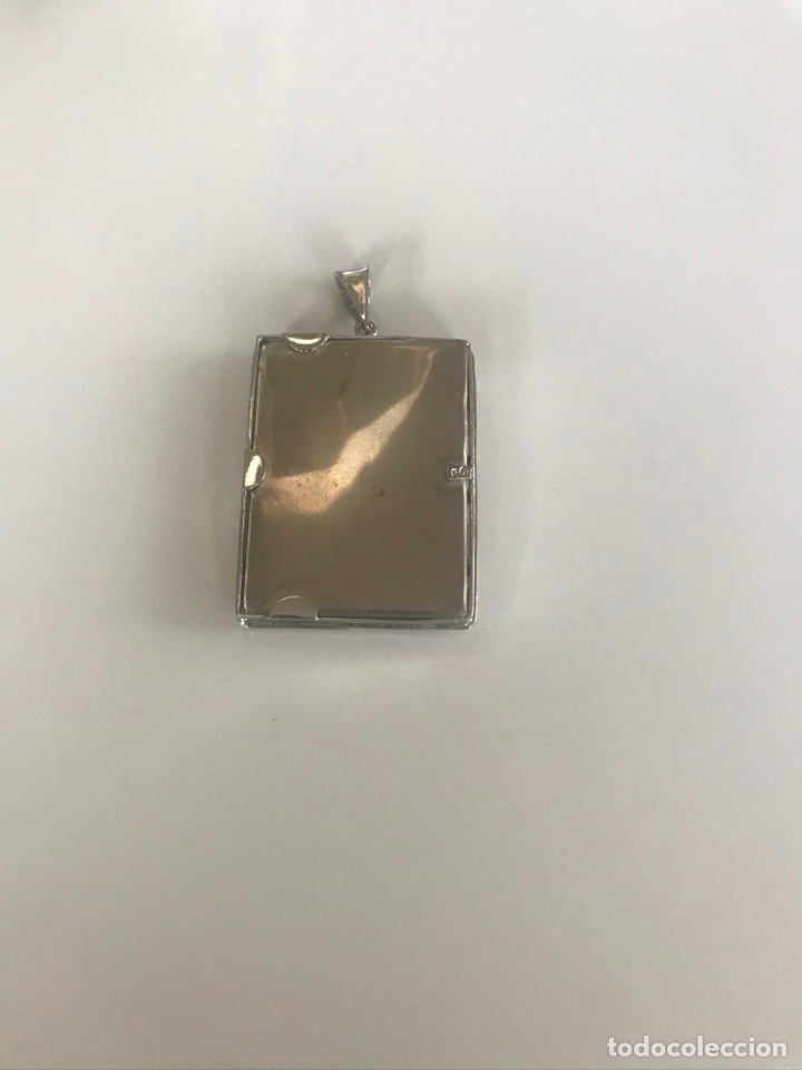 Joyeria: Colgante rectangular en n&aacute;car. - Foto 2