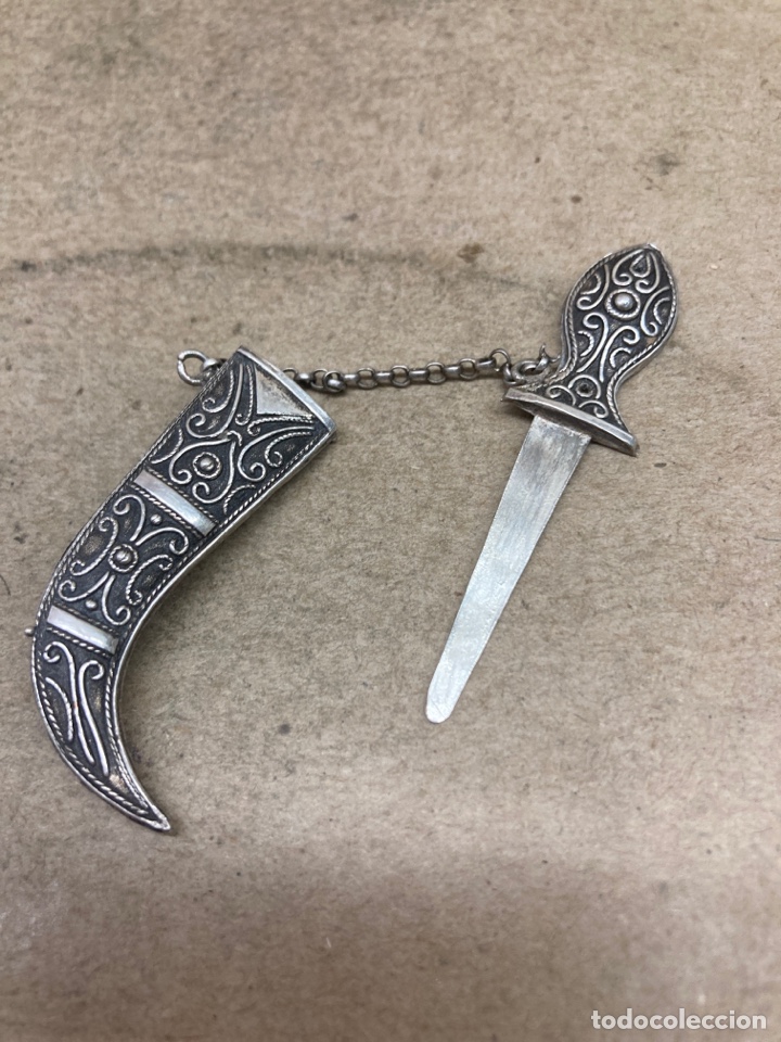 Joyeria: Bronche de plata tipo daga - Foto 4