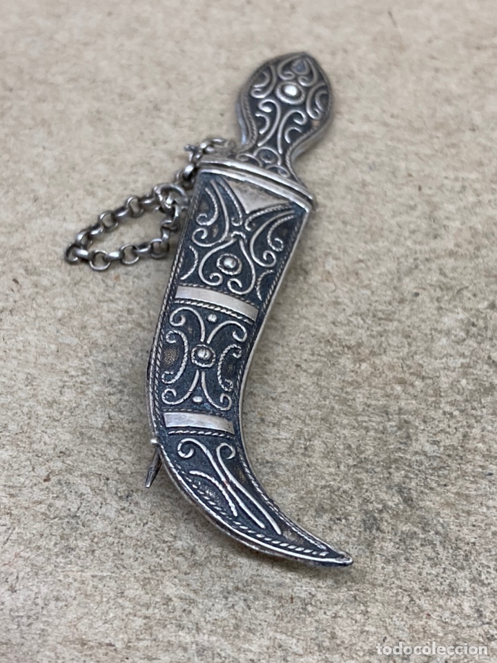 Joyeria: Bronche de plata tipo daga - Foto 1