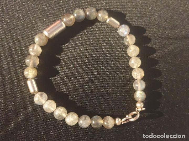 Joyeria: Pulsera Labradorita y plata de ley - Foto 3