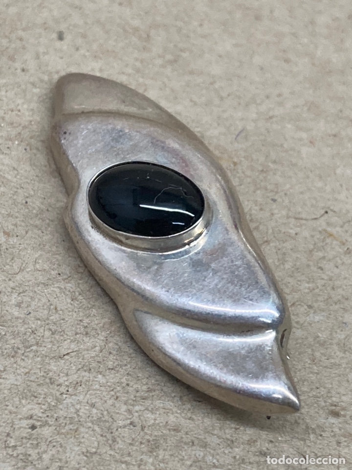 Joyeria: Broche de plata con &oacute;nix/B29 - Foto 2