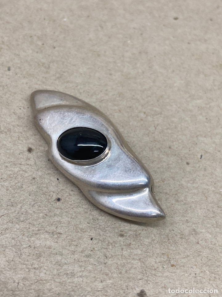 Joyeria: Broche de plata con &oacute;nix/B29 - Foto 1