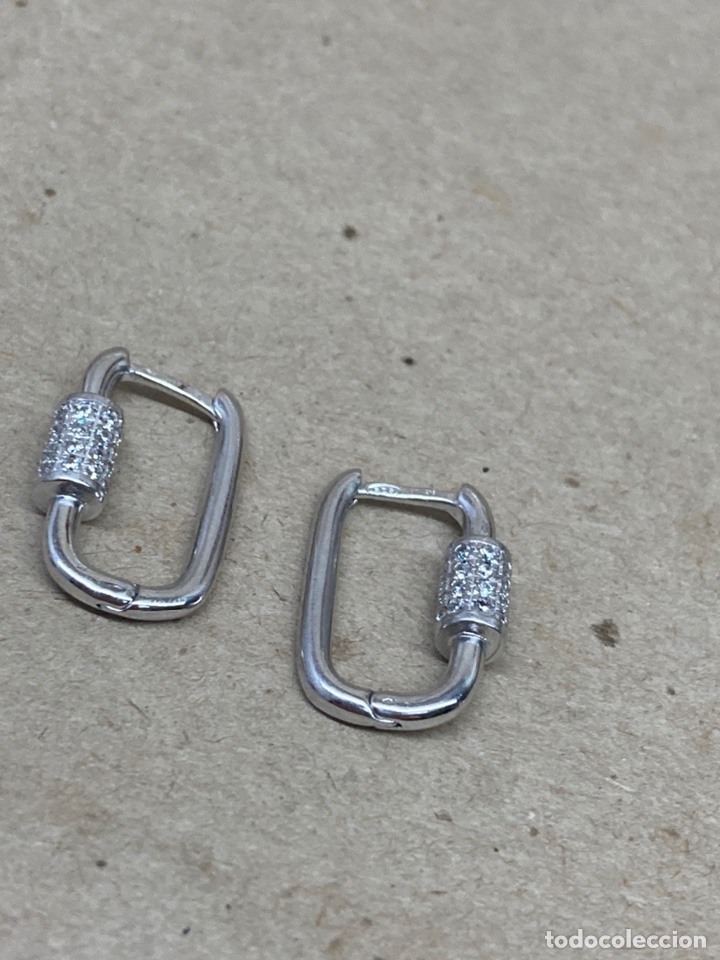 Joyeria: Pendientes de plata nuevos sin usar - Foto 1