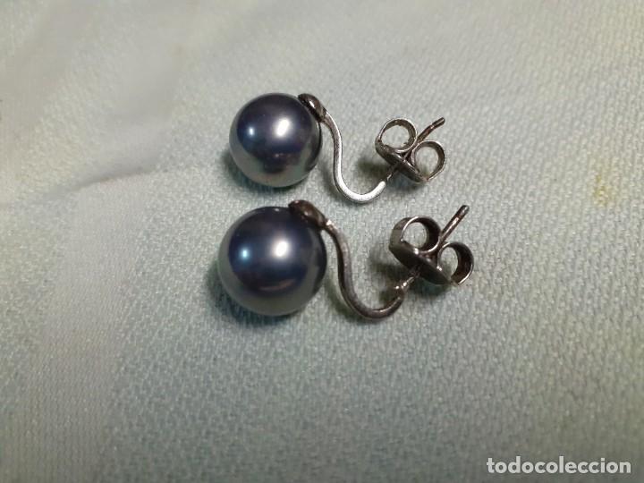 Joyeria: PENDIENTES PERLA GRIS - Foto 1