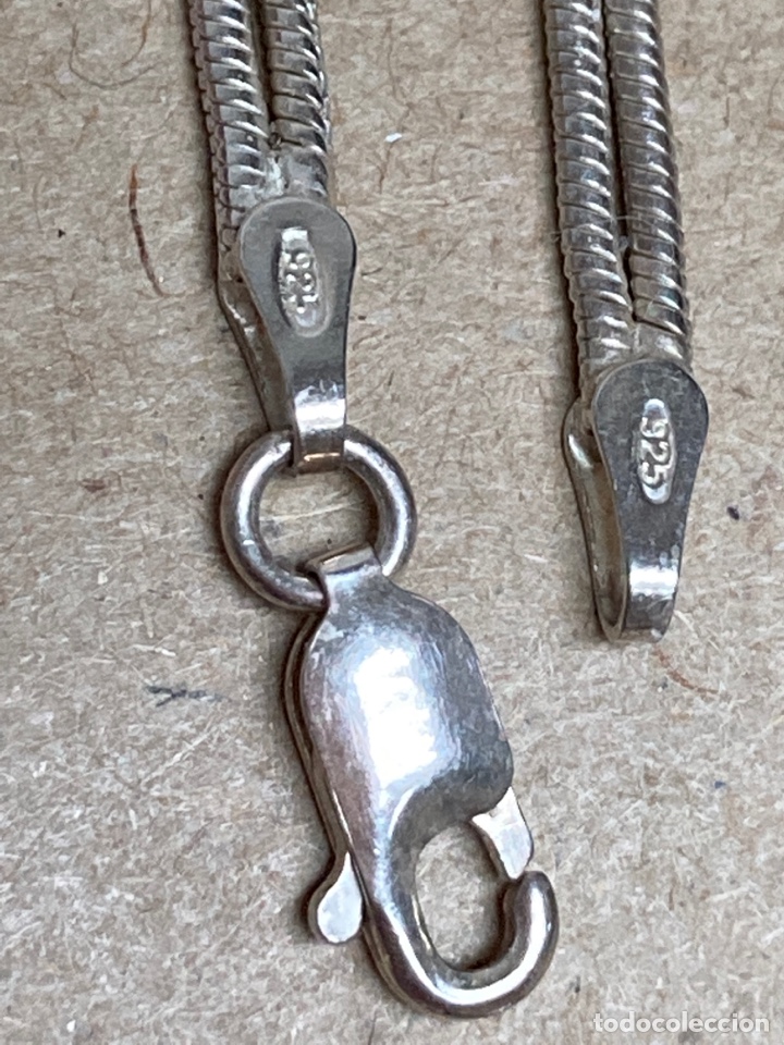 Joyeria: Gargantilla de plata con doble cadena - Foto 3