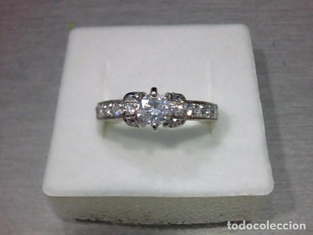 Joyeria: anillo de pedida oro blanco con diamantes - Foto 5