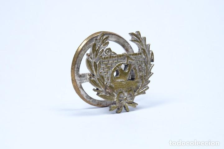 Joyeria: Antiguo pin para solapa de plata y bronce. - Foto 5