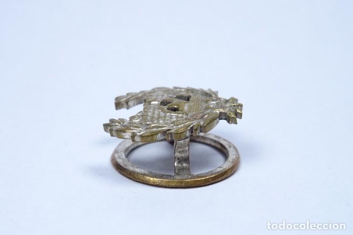 Joyeria: Antiguo pin para solapa de plata y bronce. - Foto 7