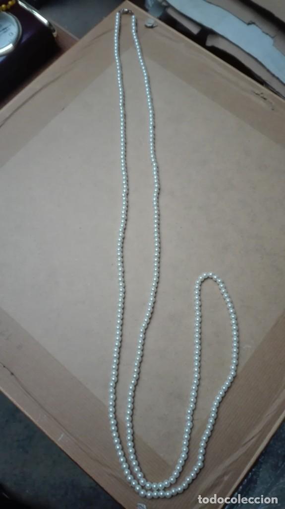 Joyeria: Collar largo de perlas sint&eacute;ticas - Foto 1