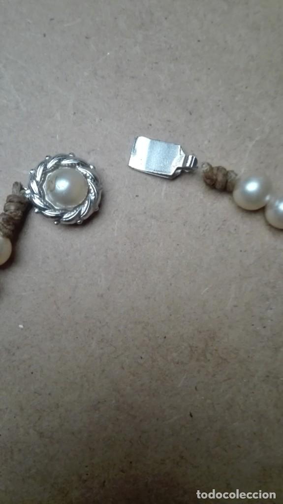 Joyeria: Collar de perlas sint&eacute;ticas con broche - Foto 3