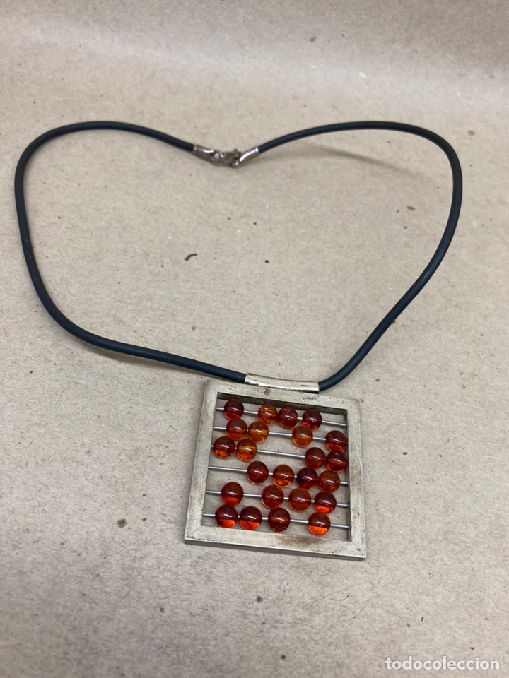 Joyeria: Colgante de plata y &Aacute;mbar - Foto 1
