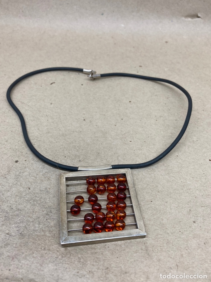 Joyeria: Colgante de plata y &Aacute;mbar - Foto 1