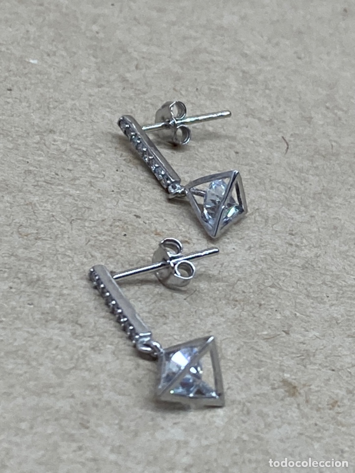Joyeria: Pendientes de plata nuevos sin usar - Foto 1