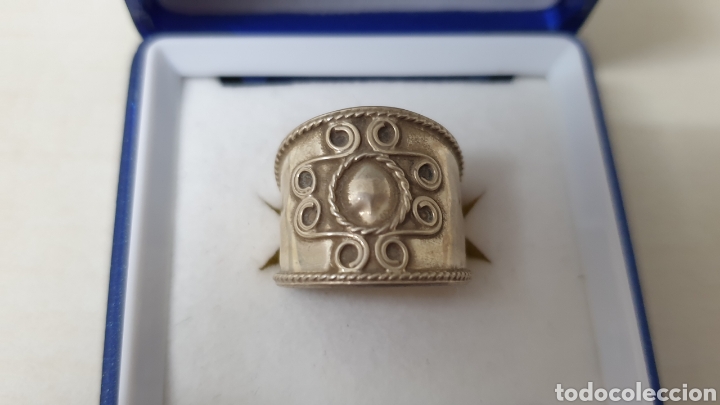 Joyeria: ANILLO ANCHO DE PLATA DE LEY CONTRASTE - Foto 5