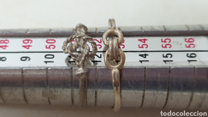 Joyeria: 2 ANILLOS DE PLATA DE LEY - Foto 3