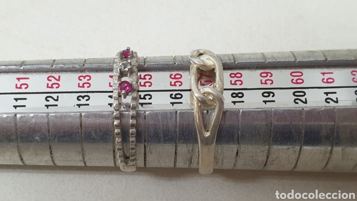 Joyeria: 2 ANILLO DE PLATA DE LEY PRESENTA - Foto 2