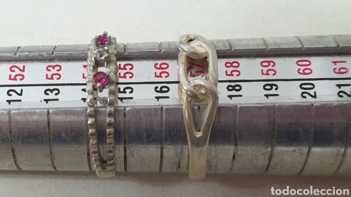 Joyeria: 2 ANILLO DE PLATA DE LEY PRESENTA - Foto 1
