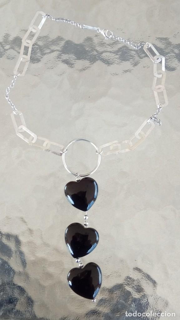 Joyeria: COLLAR PLATA CON CORAZONES - Foto 2