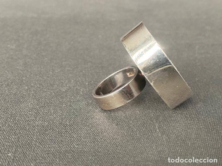 Joyeria: Jens Asby , Denmark ring silver design . anillo de plata contrastado - Foto 3