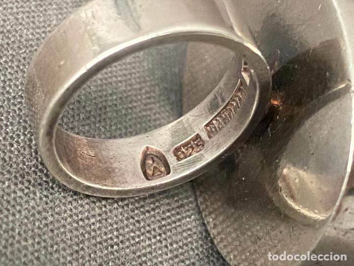 Joyeria: Jens Asby , Denmark ring silver design . anillo de plata contrastado - Foto 7