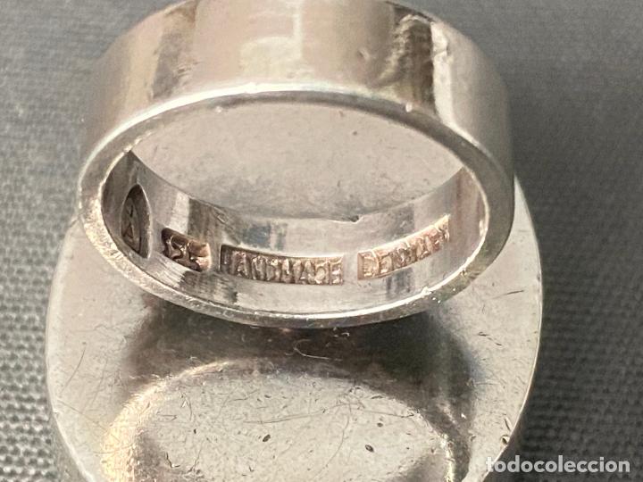 Joyeria: Jens Asby , Denmark ring silver design . anillo de plata contrastado - Foto 8