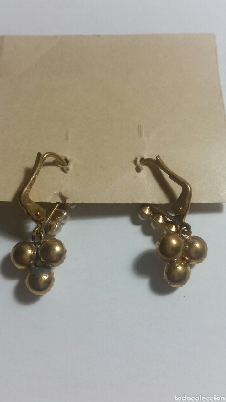Joyeria: Pendientes A&Ntilde;OS 40 perlas marca INDRA sin uso - Foto 3
