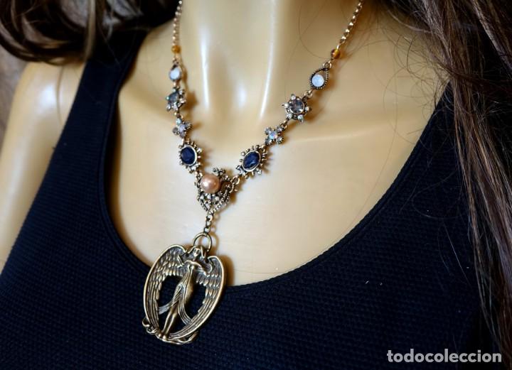 Joyeria: COLLAR BARROCO CON ANGEL ALAS ABIERTAS - Foto 3