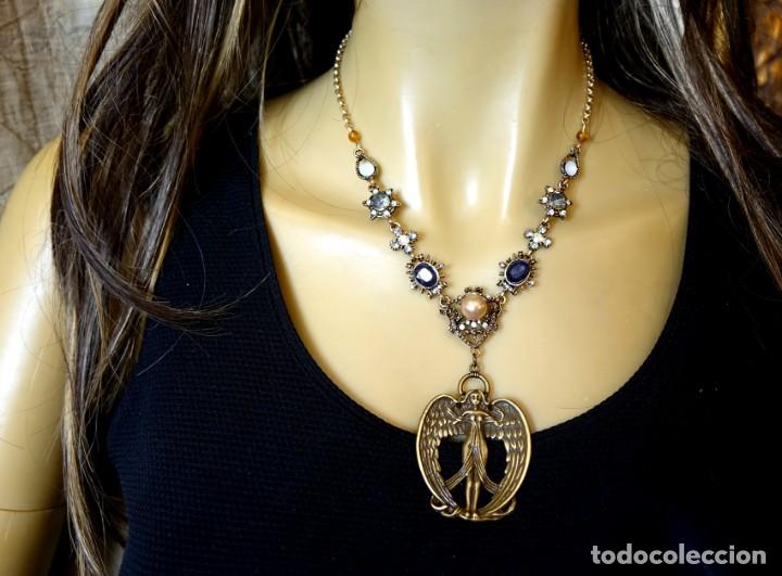 Joyeria: COLLAR BARROCO CON ANGEL ALAS ABIERTAS - Foto 4