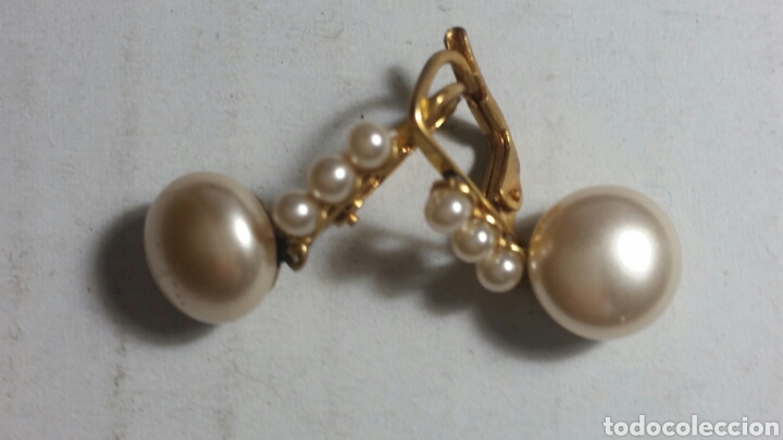 Joyeria: Pendientes a&ntilde;os 40 perlas MARCA INDRA - Foto 2