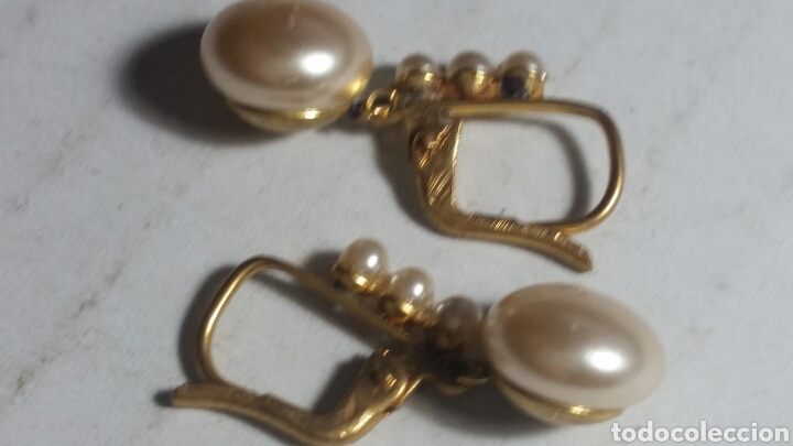 Joyeria: Pendientes a&ntilde;os 40 perlas MARCA INDRA - Foto 3