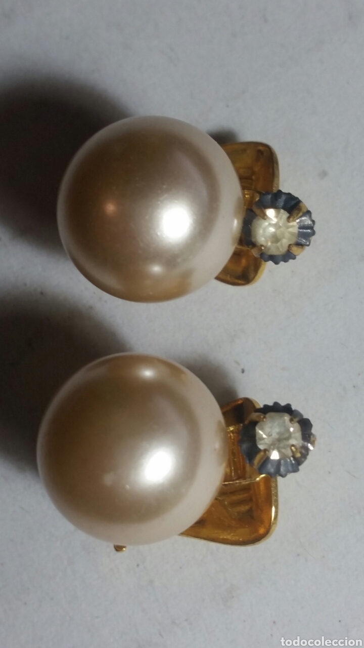 Joyeria: Pendientes a&ntilde;os 40 perlas MARCA INDRA - Foto 3