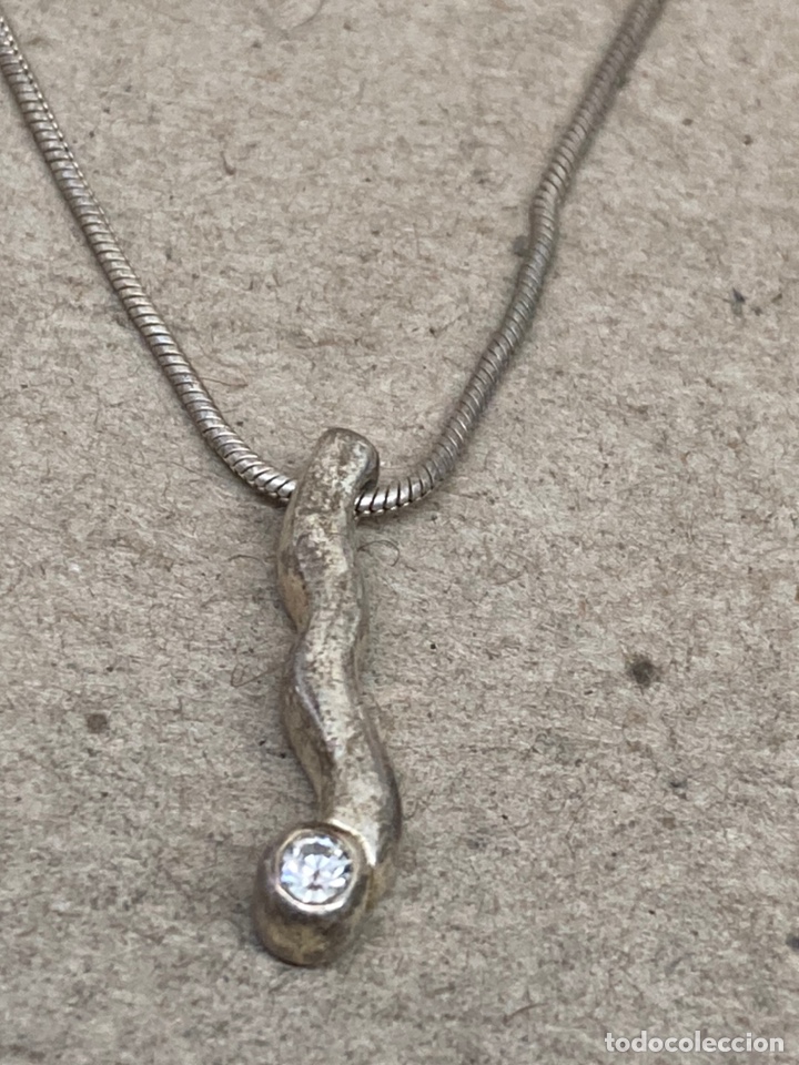 Joyeria: Cadena y colgante de plata - Foto 2